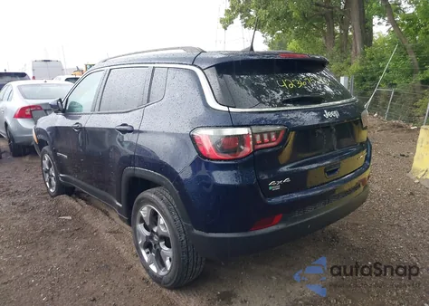 2020 Jeep Compass Limited 4X4 из США, поврежденный, VIN 3C4NJDCB9LT233261